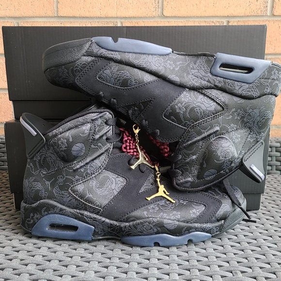Jordan 6 Retro Singles Day Triple Black Sz 9&10W - Picture 1 of 5